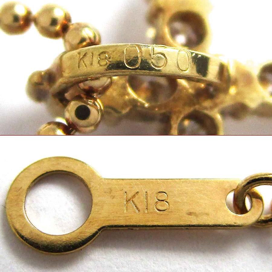 ノーブランド ネックレス ダイヤモンド/クロス K18 中古 グレード