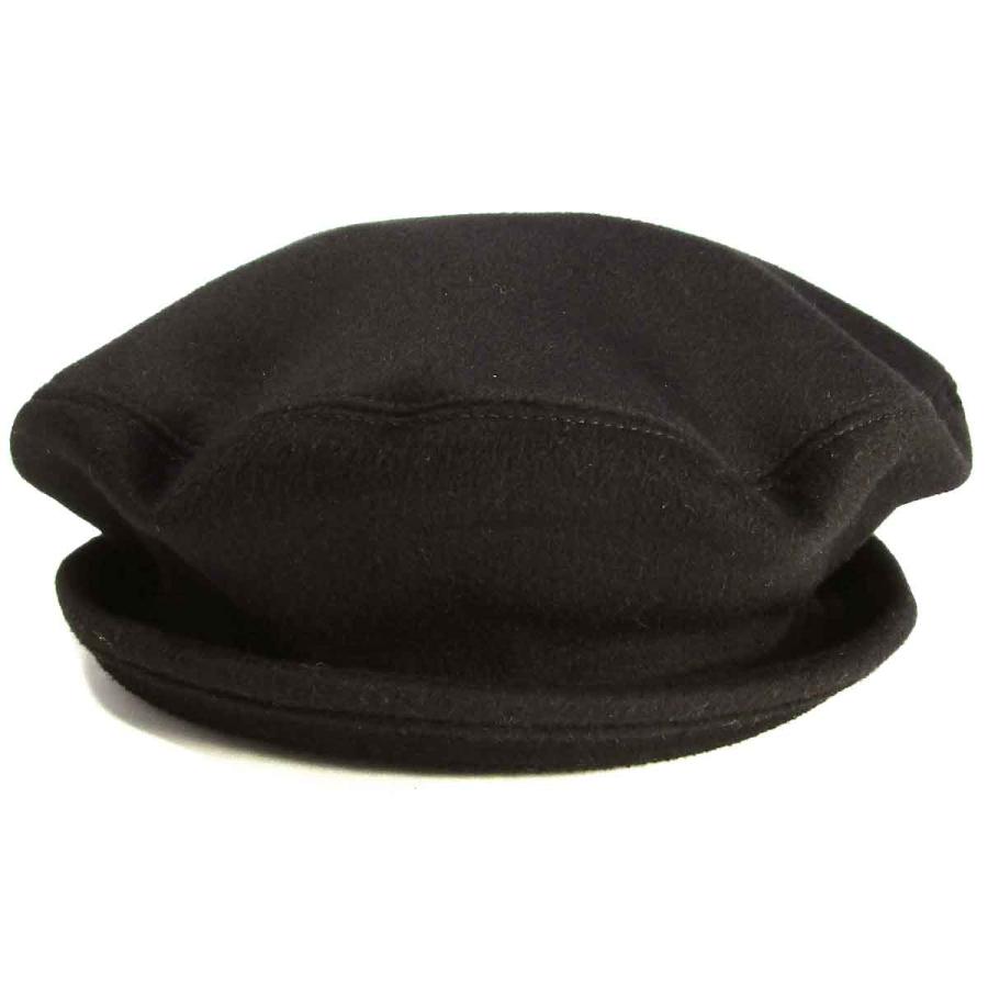 エルメス 帽子 カシミヤ キャスケット 黒 中古 グレード：A サンヤ質店 