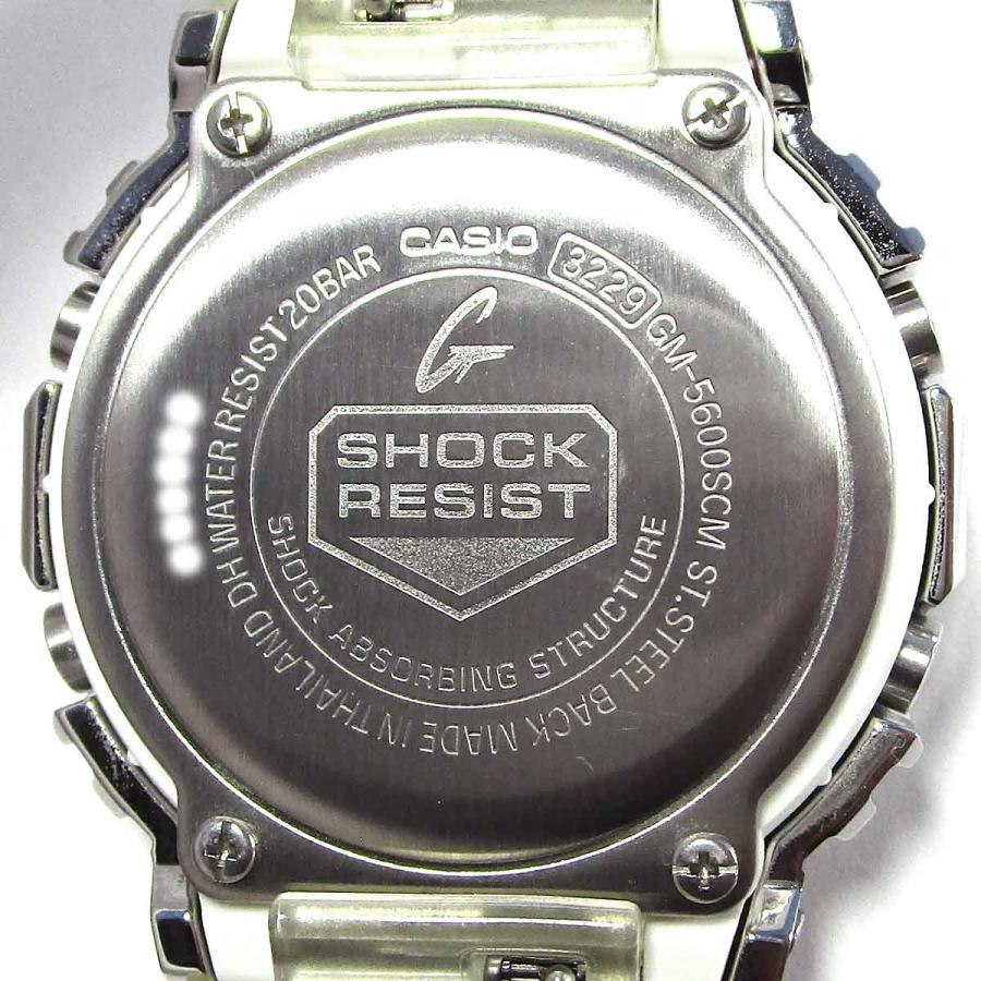 カシオ G-SHOCK GM-5600SCM 5600系 クリア カモフラ メタルベゼル 中古