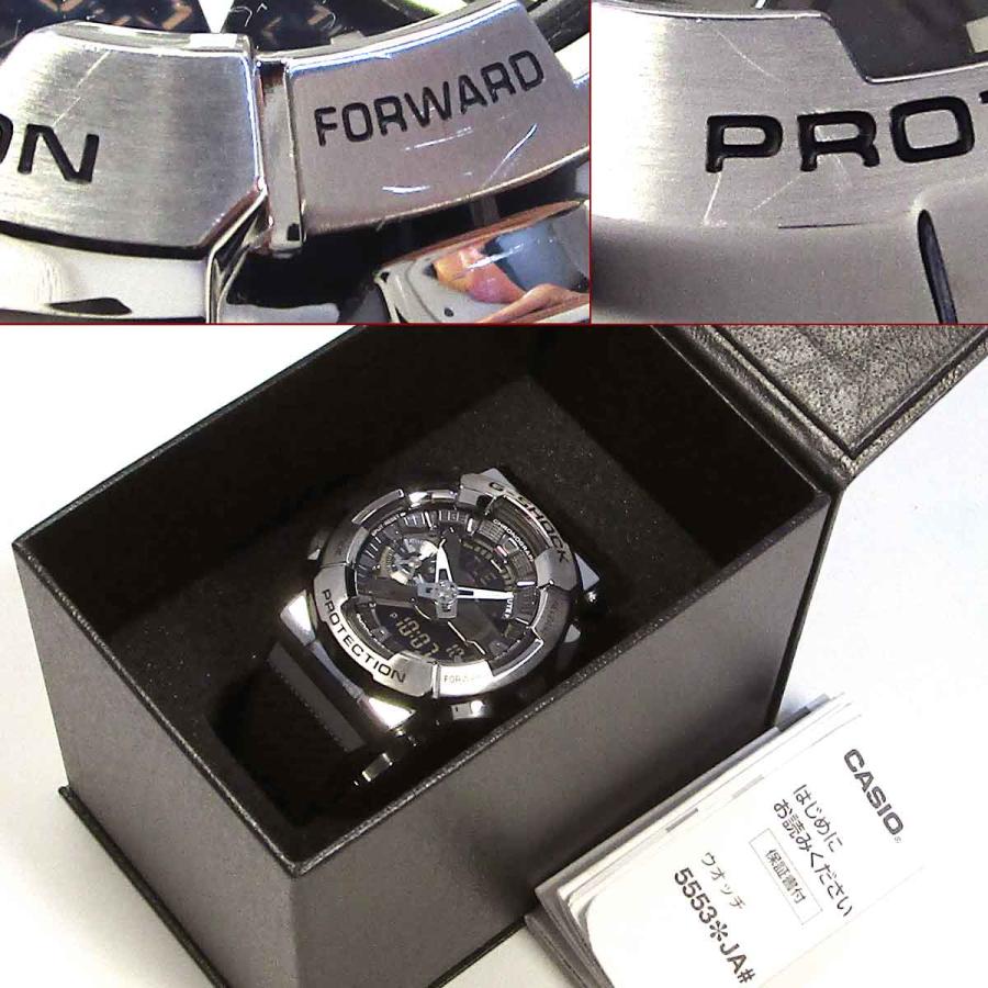 カシオ G-SHOCK GM-110-1AJF デジアナ 110系 メタルベゼル 中古