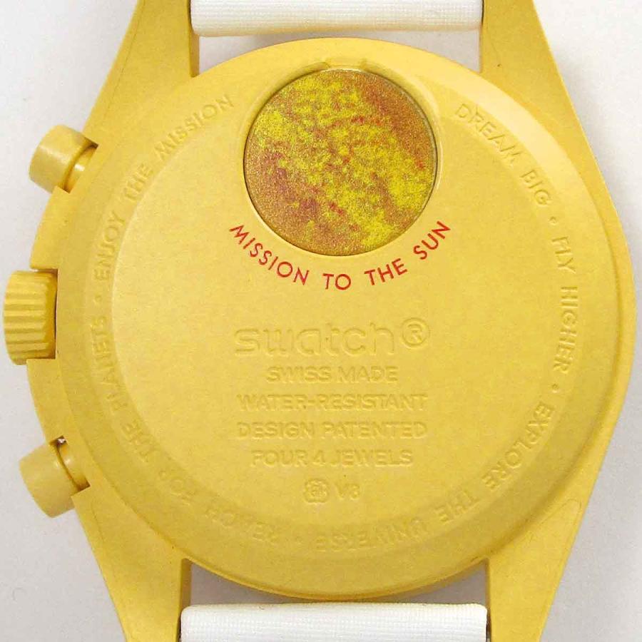 Swatch×OMEGA スウォッチオメガ/ミッショントゥザサン/クオーツ/S033J100/Aランク/70【中古】 オメガ/スウォッチ S033J100 ムーンスウォッチ ミッショントゥザサン