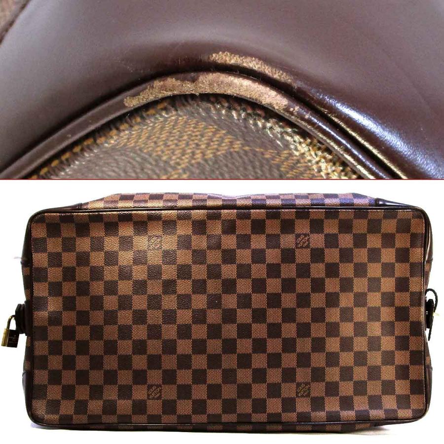 ルイ ヴィトン ダミエ ヴァスラヴ ボストンバッグ N41537 ブラウン PVC