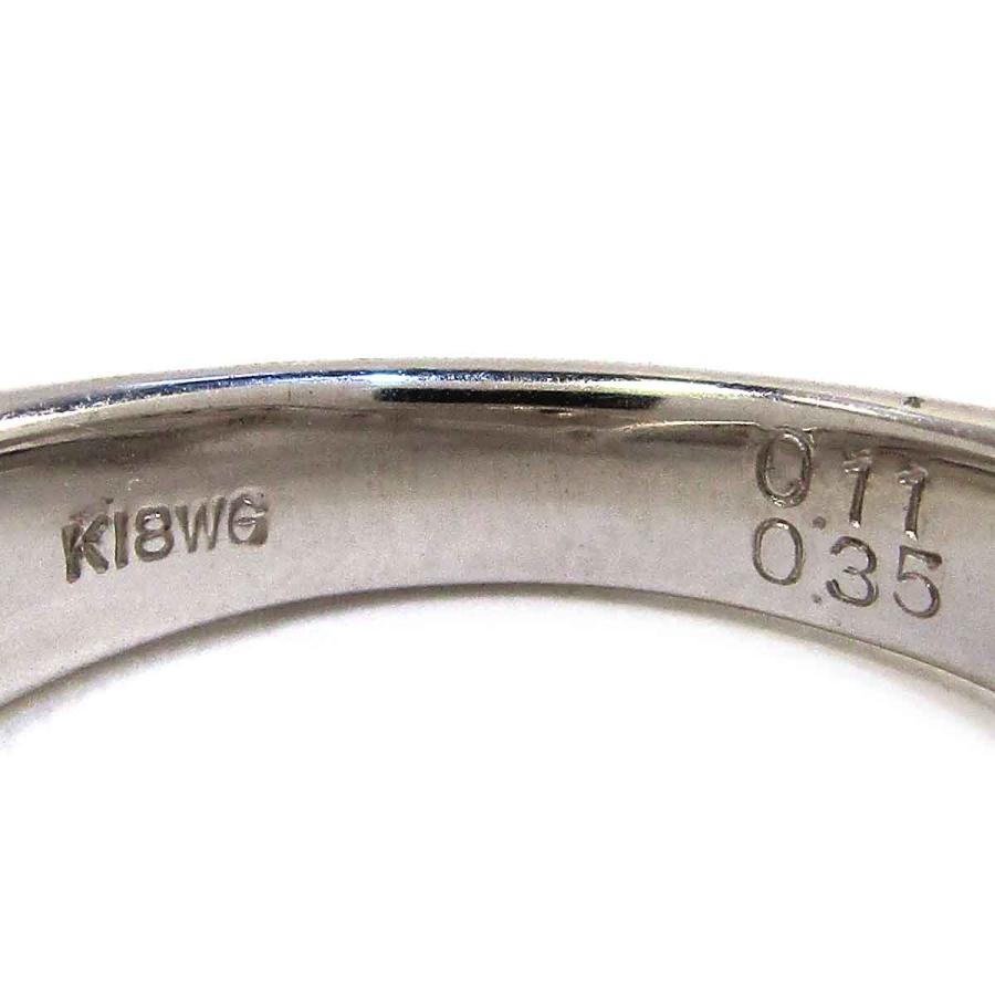 ノーブランド レディースリング ダイヤ/ブラックダイヤ K18WG 中古 グレード：リサイクル・洗浄のみ サンヤ質店_4