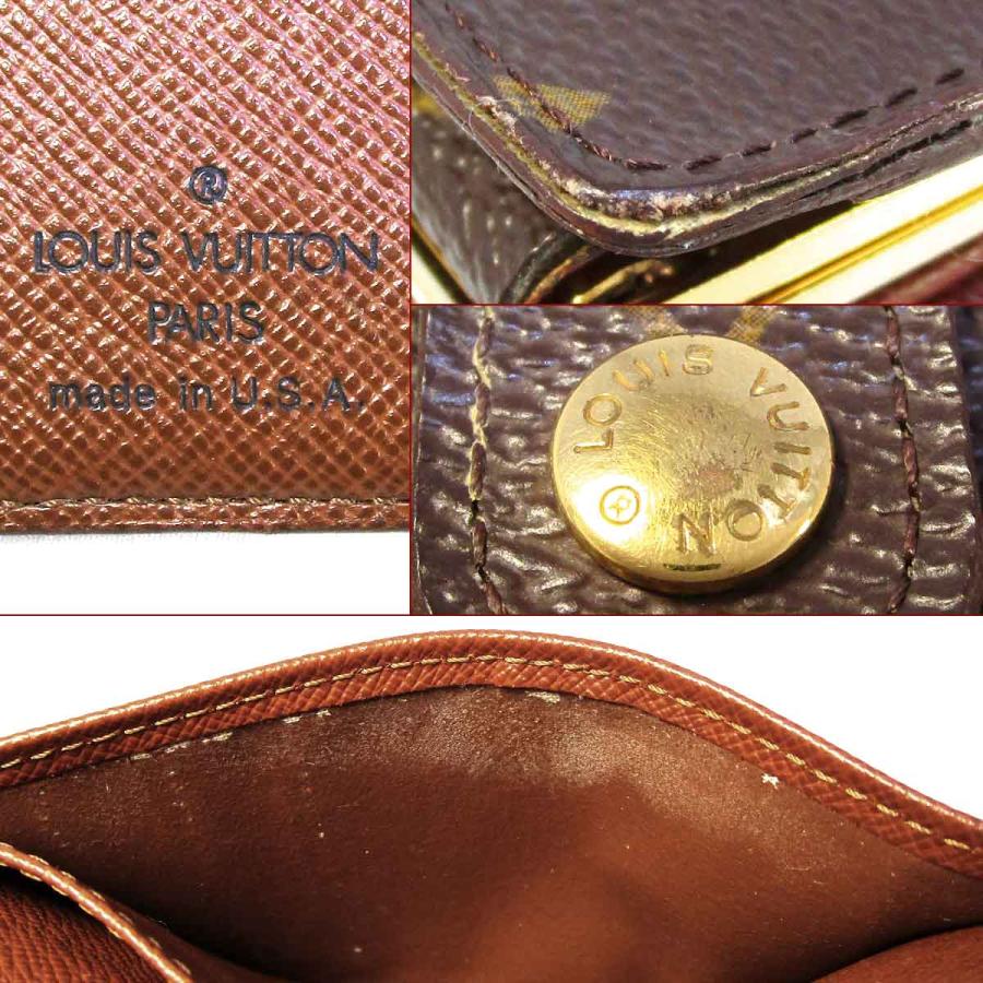 LOUISVUITTONルイヴィトン二つ折財布モノグラムポルトモネブラウン LOUIS VUITTON（ルイ・ヴィトン） 二つ折り財布 廃盤レア レディース