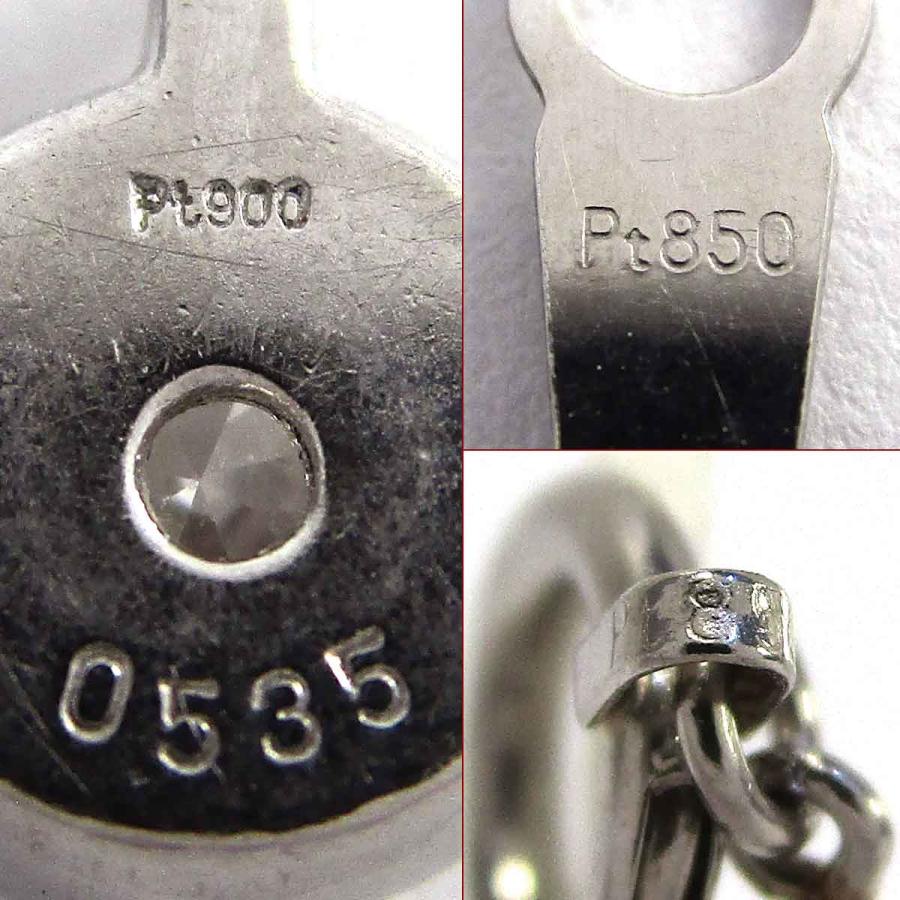 ノーブランド レディースネックレス 一粒ダイヤモンド Pt850/Pt900 中古 グレード：リサイクル・洗浄のみ サンヤ質店_4