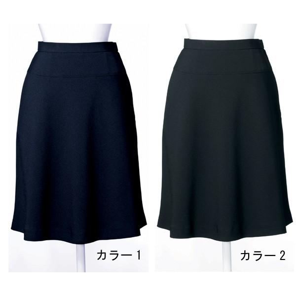 事務服 スカート アンジョア　51412　フレアースカート　5号から19号SALEセール