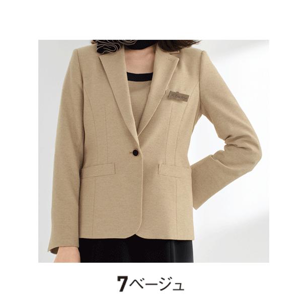 ジャケット　enjoieアンジョア　81525　事務服　SALEセール　22AW　5号から15号