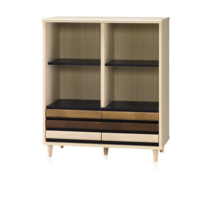 【新品 送料無料】引き出し付きシェルフ　全２色　幅80cm 収納ラック　収納家具 楽天市場】引き出し付きラックシェルフ 幅80cmタイプ シェルフ