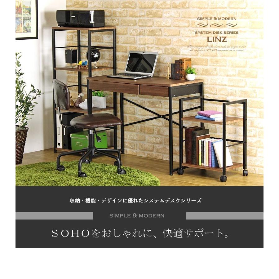 パソコンデスク 90 LINZ デスク pcデスク ワークデスク 書斎机 90cm幅