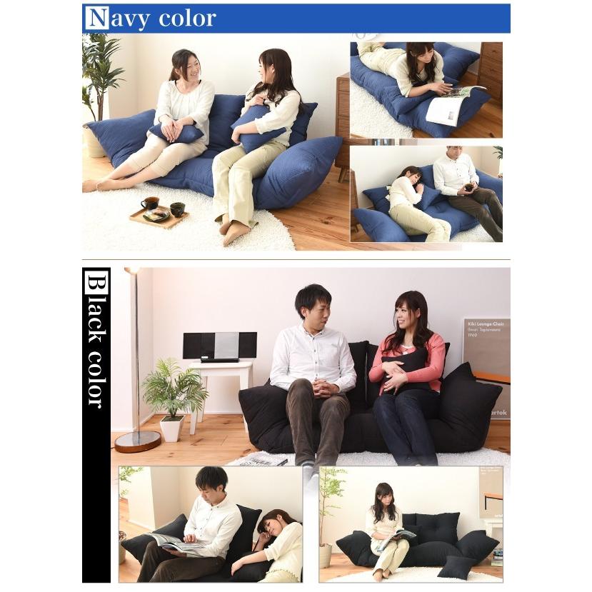 爆買 ラブソファー クッション付 2人掛け カウチソファー