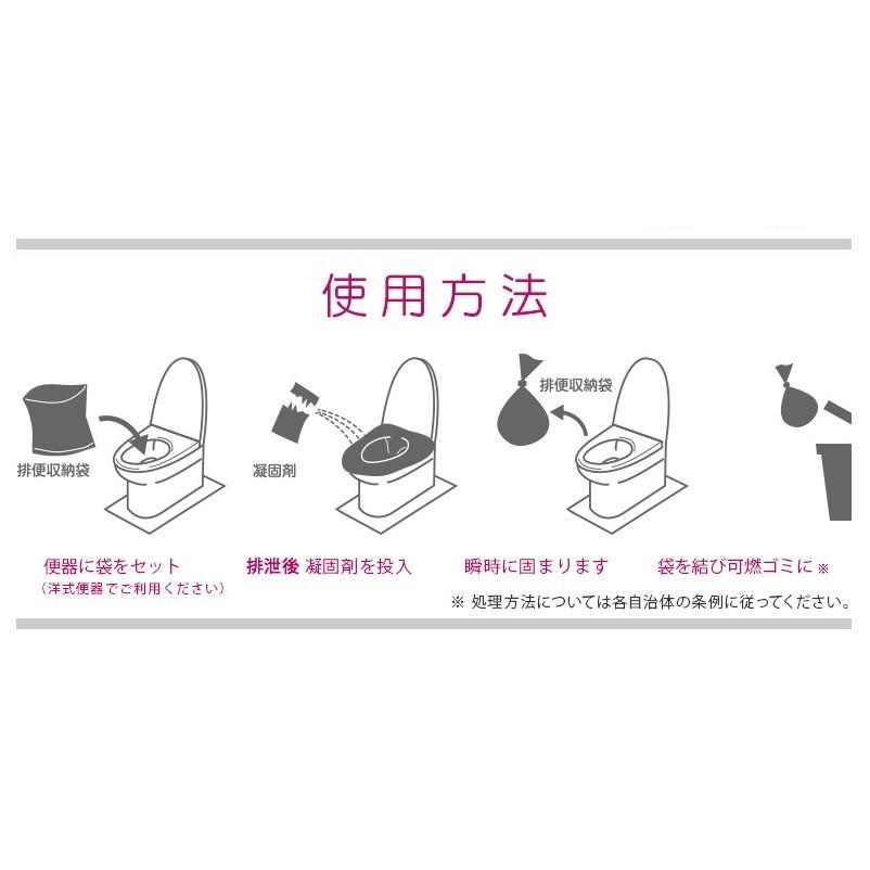 簡易トイレ 携帯トイレ 災害用トイレ 防災 トイレ 非常用トイレ 災害トイレ 防災トイレ 携帯トイレ 車 防災グッズ 日本製 SANYO50 50回分 凝固剤 半永久保存｜sanyo-td｜16