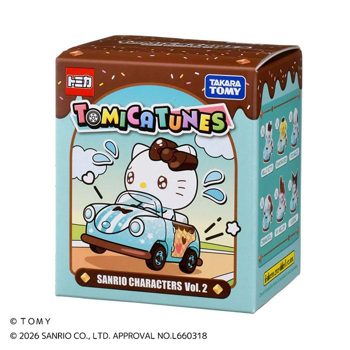 ドリームトミカ TOMICA TUNES SANRIO CHARACTERS Vol.2 DP-BOX 6個入り