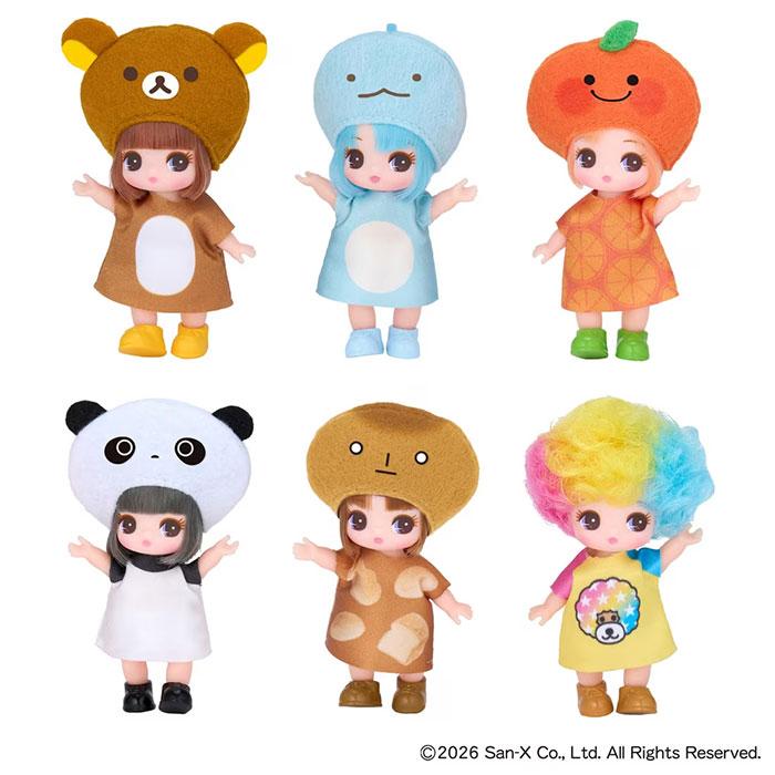 新品　ぷちリカちゃん サンエックスユニバースコレクション BOX　リカちゃん リカちゃん ぷちリカちゃん サンエックスユニバースコレクション BOX 6