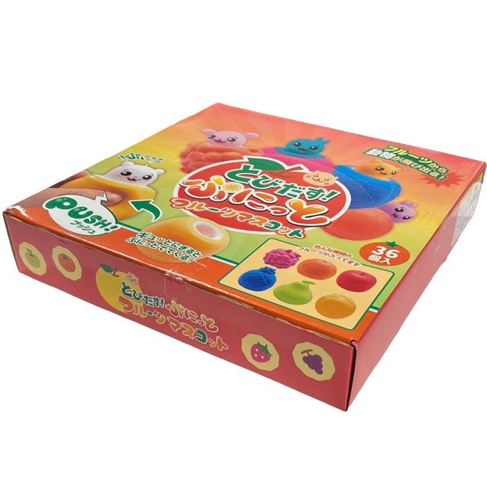 とびだす ぷにっと フルーツ マスコット 36個セット sy4646 夏祭り