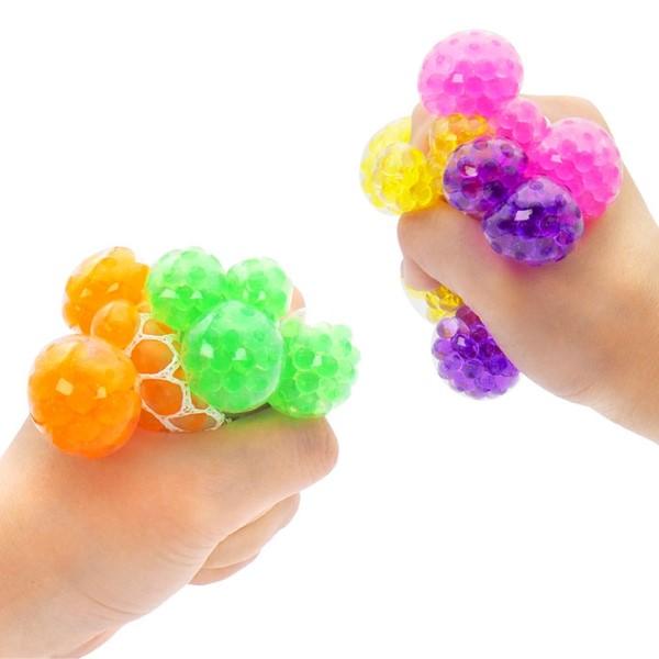 にぎってつぶつぶ ミニ カラフルボール 24個セット sy4961 おもちゃ