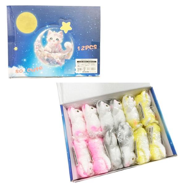 ぷるるんお手上げ ネコちゃん 12個セット sy4969 おもちゃ 縁日 景品
