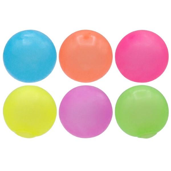 蓄光 やわらか ボール 12個セット sy5057 おもちゃ 縁日 景品 夏祭り