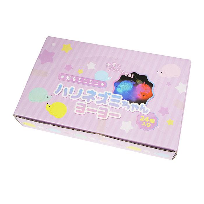 光る ミニミニ ハリネズミちゃん ヨーヨー 24個セット sy5189 おもちゃ