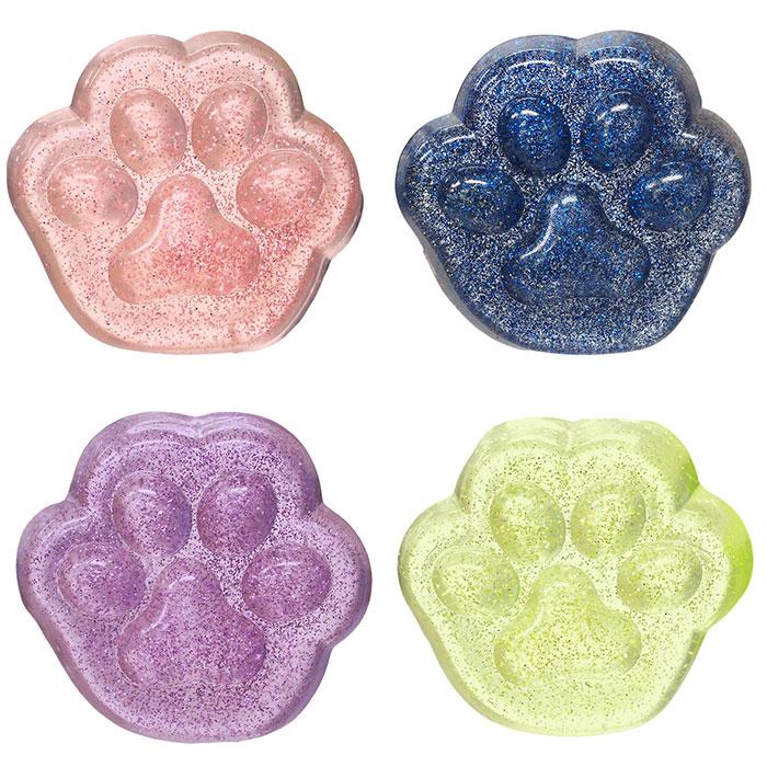 ぷにぷに キラキラ 肉球 スクイーズ 36個セット sy5323 景品 縁日 夏