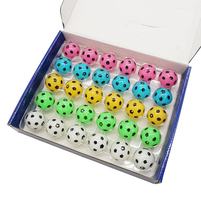 光る ピカピカ サッカー スーパーボール 30個セット sy5408 スーパー