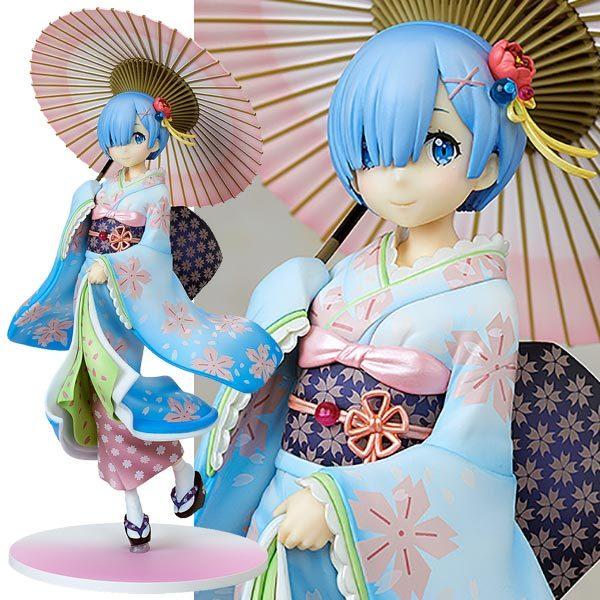 Re ゼロから始める異世界生活 レム 浮世絵桜ver 1 8 完成品フィギュア Kdcolle おもちゃの三洋堂ネットショップ 通販 Yahoo ショッピング