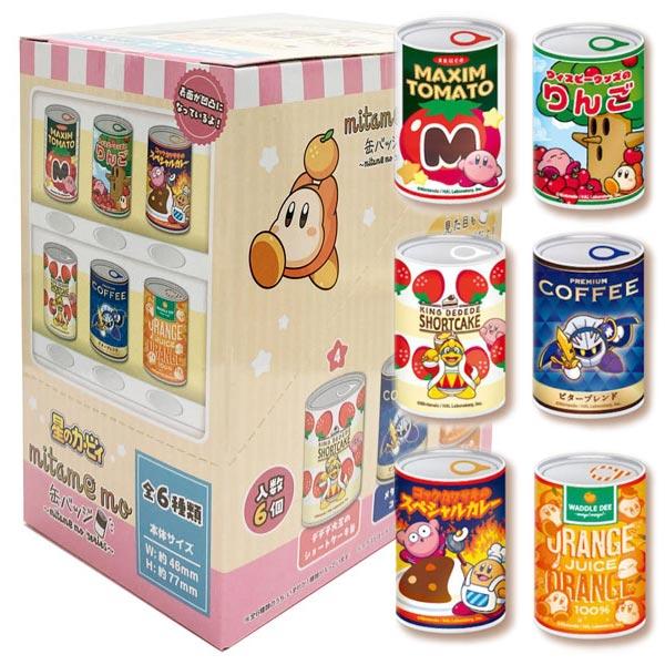 星のカービィ mitamemo 缶バッジ ボックスセット (6パック入り) 夏祭り