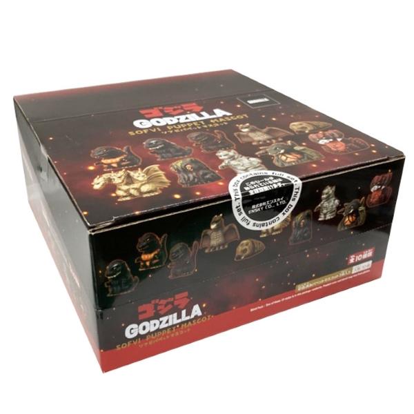 エンスカイ ゴジラ ソフビパペットマスコット BOX 10パック入 エンスカイ ゴジラ ソフビパペットマスコット BOX 10パック入