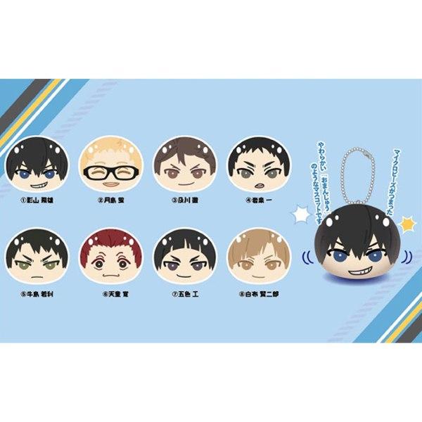 アニメ「ハイキュー」 おまんじゅうにぎにぎマスコット3 B 単品 夏祭り