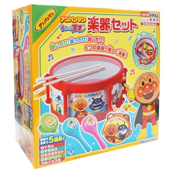 アガツマ アンパンマン うちの子天才楽器セット 夏祭り : おもちゃの
