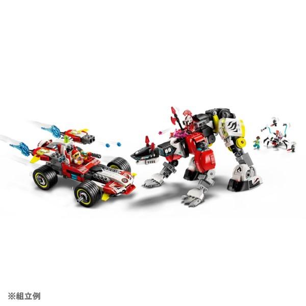 レゴ(R) ドリームズ クーパーのタイガーメカとゼロのホットロッドカー 71497_2