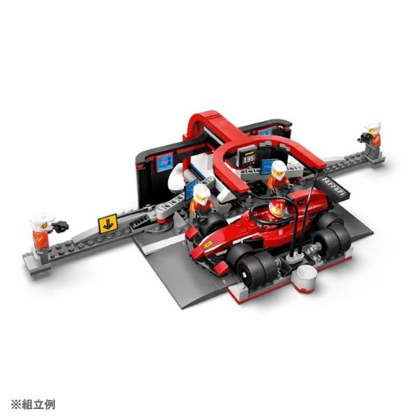 LEGO CITY レゴ(R) シティ F1(R) Ferrari レースカーのピットイン