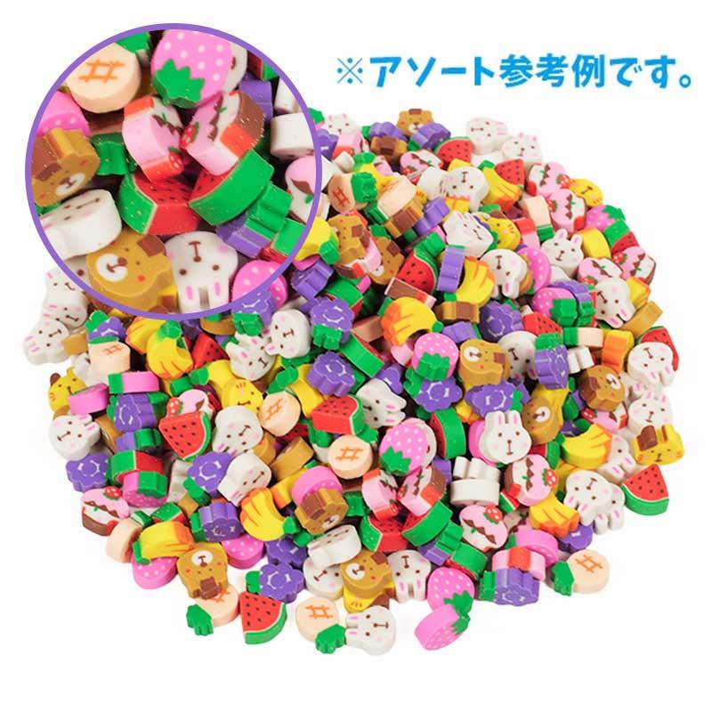 たっぷり お徳用ミニけしごむ 約500g ゆうパケット可 夏祭り