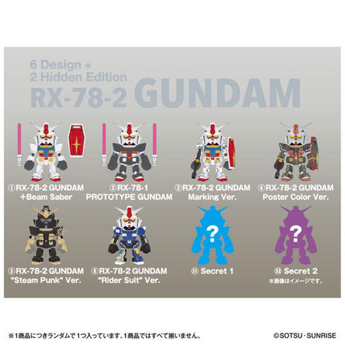 ガンダム QMSV mini RX78−2 GUNDAM 8個入りBOX : おもちゃの三洋堂