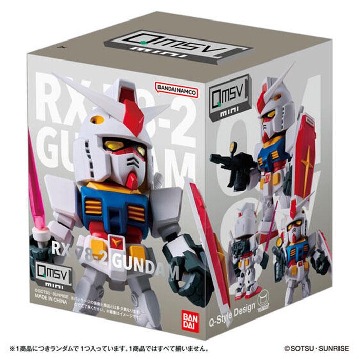 新品【未開封】QMSV mini RX-78-2 ガンダム 1BOX（8個入り） ガンダム QMSV mini RX78−2 GUNDAM 8個入りBOX : おもちゃの三洋堂