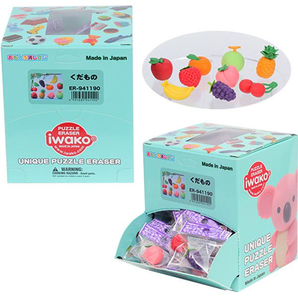 イワコー おもしろ消しゴム くだもの（Fruits） 60個セット 爆買