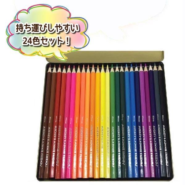ディズニー 24色 色鉛筆 ミッキー ミニー おもちゃの三洋堂 通販 Yahoo ショッピング