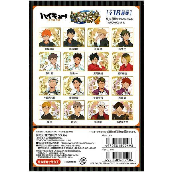 ハイキュー ビジュアル色紙コレクション4 Box 16個入り おもちゃの三洋堂 通販 Yahoo ショッピング