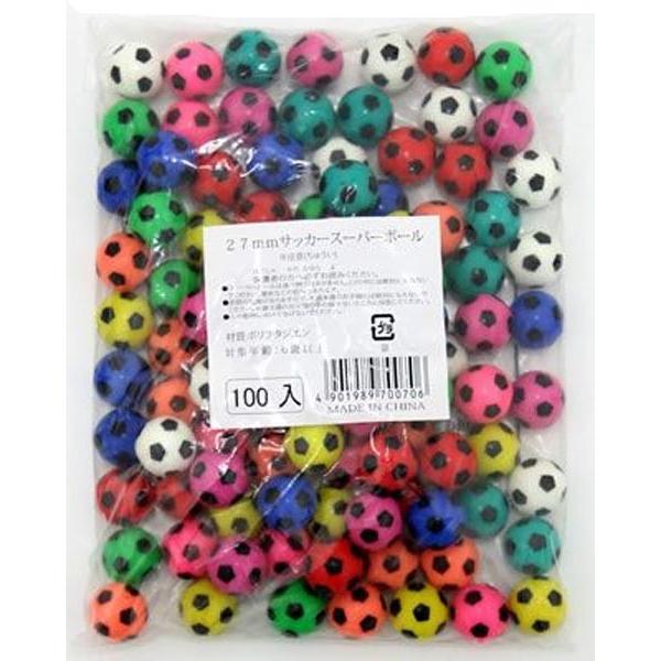 サッカースーパーボール27mm100個セット おもちゃの三洋堂 通販 Yahoo ショッピング