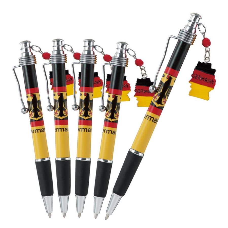 三洋堂 海外国内土産 旅行用品 5400円以上で送料無料 ドイツお土産 ドイツ エンブレム入りボールペン 5本セット 新作続