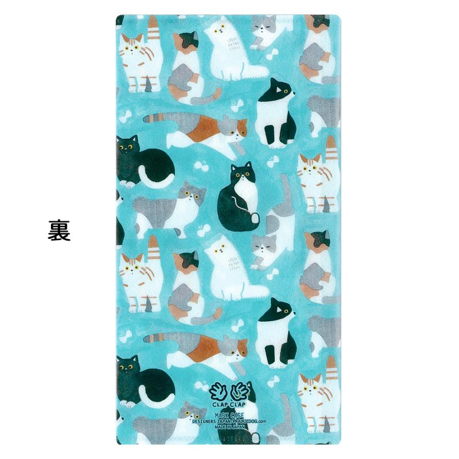売れ筋がひ 日本製 抗菌 マスクケース Neko Sanpo ネコ柄 3ポケットタイプ Designers Japan マスク入れ 0265 5400円以上で送料無料 Wantannas Go Id