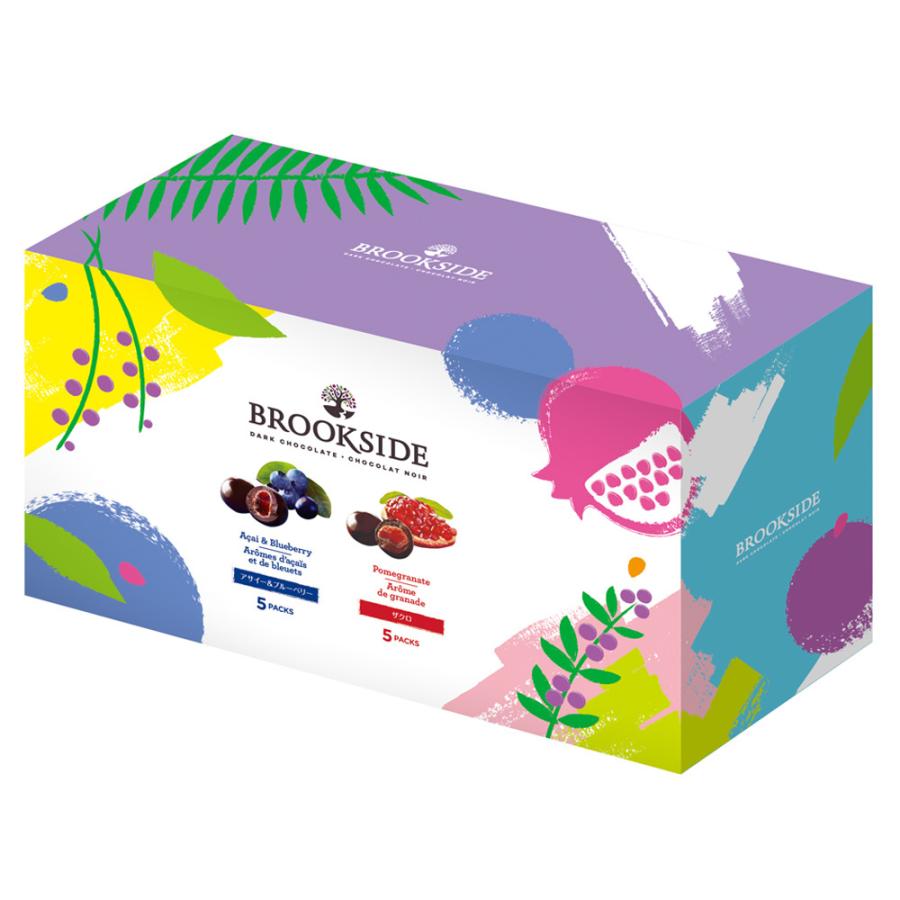 賞味7 31 訳あり ギフト ブルックサイド Brookside アソートボックス ダークチョコレート アサイー ブルーベリー ザクロ 2種10袋 0349 三洋堂 海外 国内土産 旅行用品 通販 Yahoo ショッピング