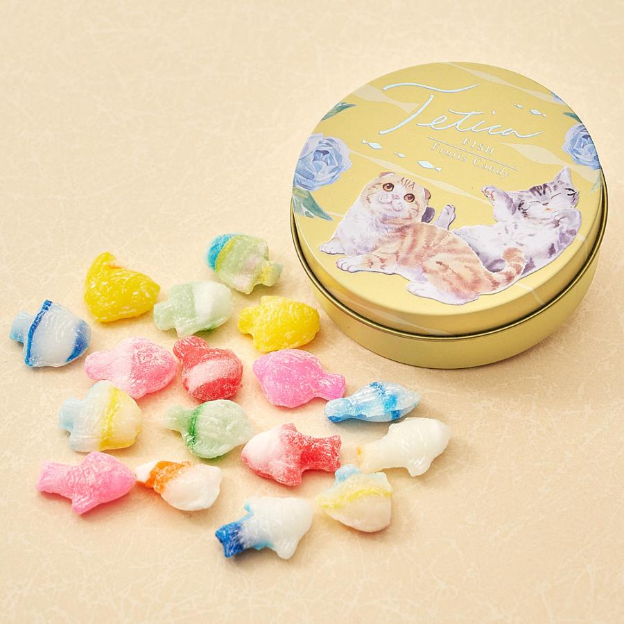 テチカ Tetica おさかなキャンディ缶 スコティッシュフォールド アメリカン ショートヘア 0362 5400円以上で送料無料 三洋堂 海外 国内土産 旅行用品 通販 Yahoo ショッピング