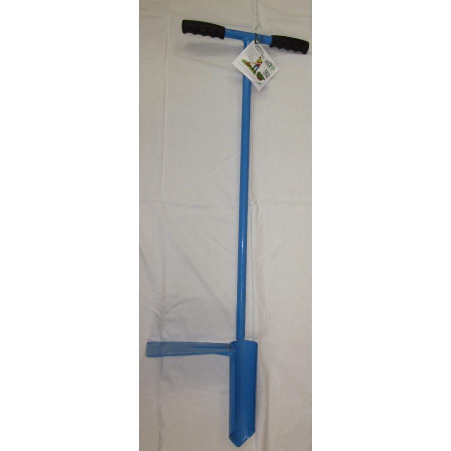 コンテナ苗植栽用プランティングディブル（青）スタンダード 長さ104cm