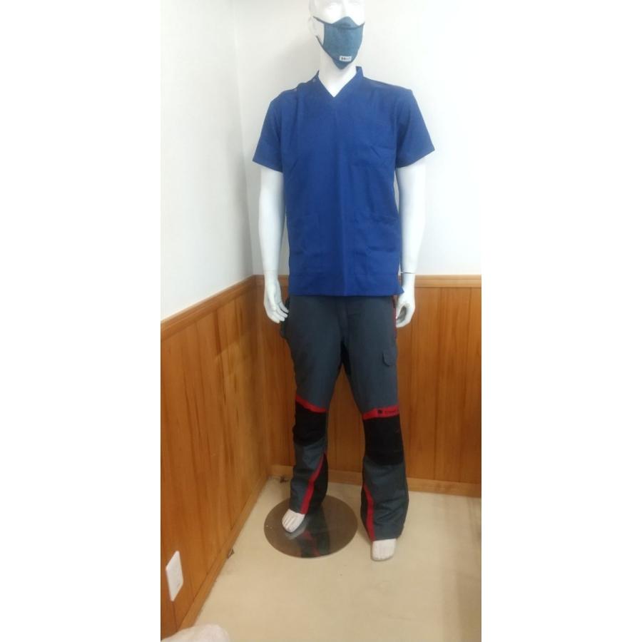 チェーンソー防護 ズボン チェーンソープロテクション パンツ オーストリア プロフィフォースト社 フォーストライト class1 クラス1 赤 グレー|sanyosyoji|05