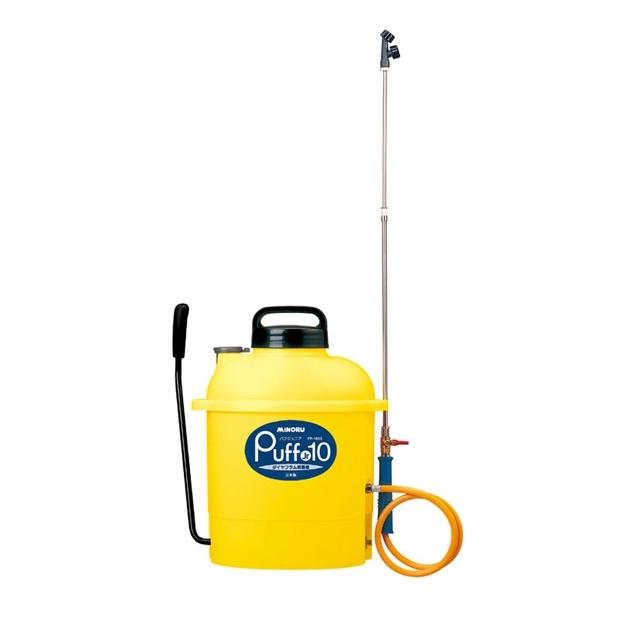 噴霧器 背負式 パフジュニア Fp 1010 10l 重さ3 3kg 2噴口 みのる産業 軽い 丈夫 農作業 ガーデニング 家庭菜園 低価格で大人気の