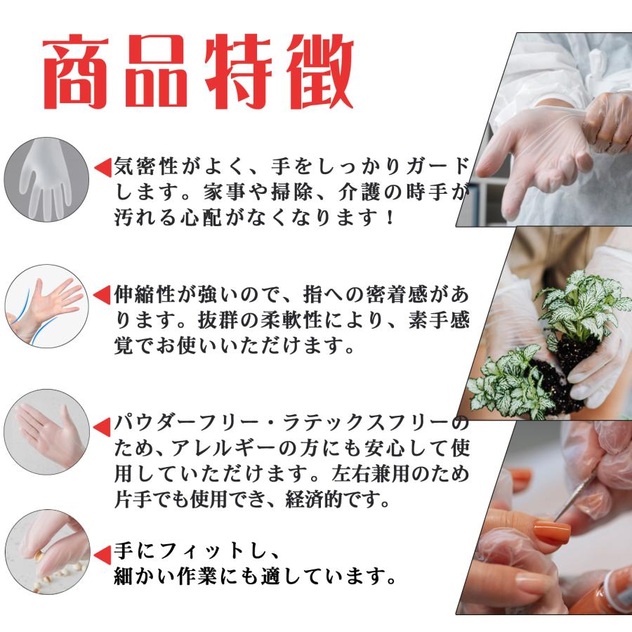 SANYU PVCグローブ 100枚 安値挑戦中 pvc手袋 s m l ビニール手袋