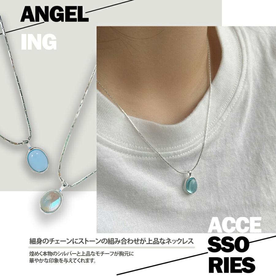 ネックレス 一粒ネックレス シルバーネックレス レディース シンプル