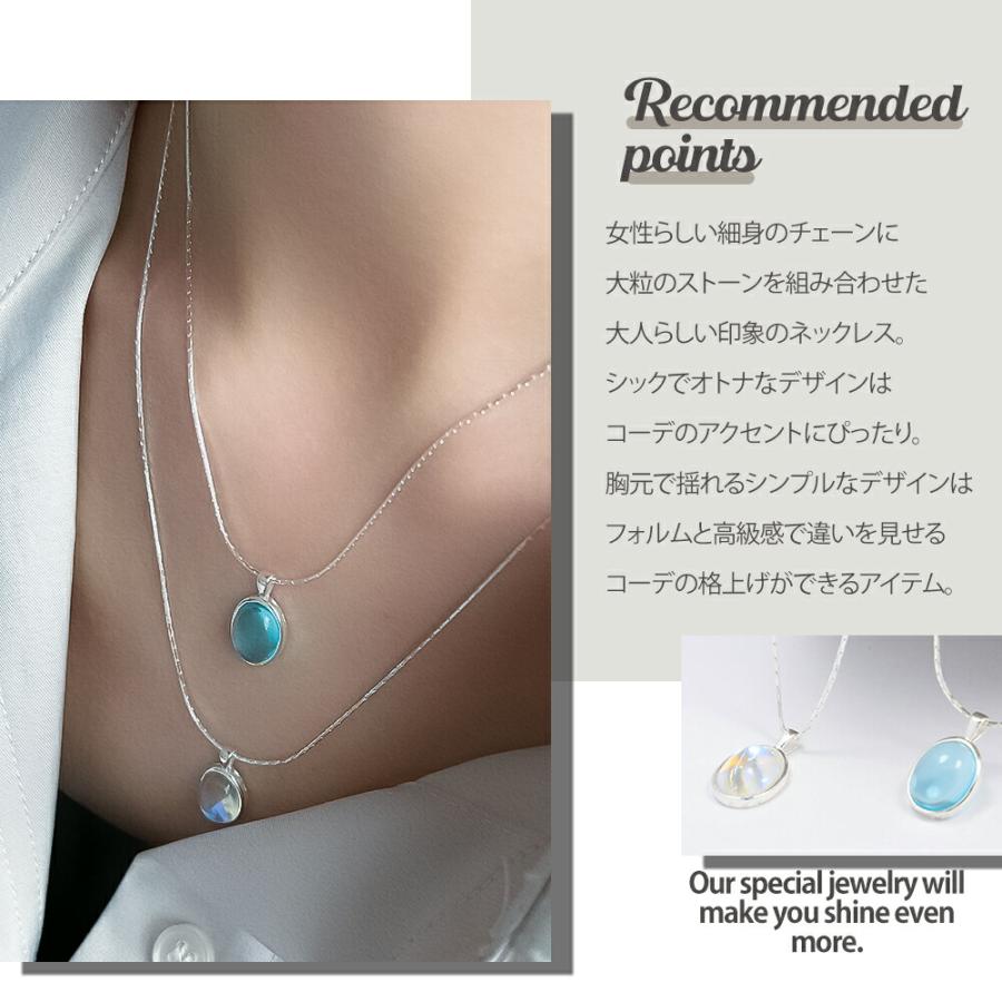 ネックレス 一粒ネックレス シルバーネックレス レディース シンプル