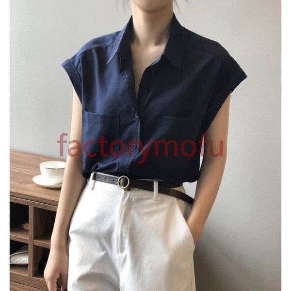 春先取りの シャツ 春服 夏物 ブラウス 襟付き レディース 無地 白シャツ 半袖 シャツブラウス 着痩せ ゆったり シンプル トップス オフィス おしゃれ 半袖 色 オリーブ色 Www Cognitiva La