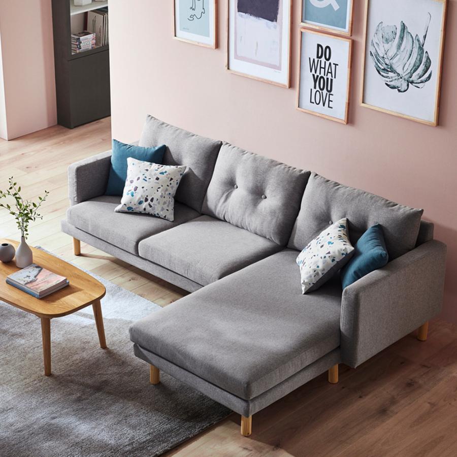 ソファー おしゃれ 北欧 3人掛け カウチソファ リビング シンプル コーナーソファ L字 安い シンプル 新居 グレー 組立無料 Ls 26 My S048 Sofa Shine Shop 通販 Yahoo ショッピング